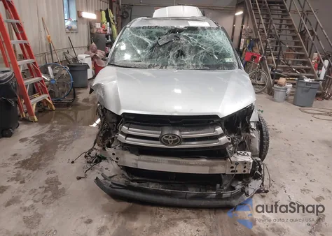 2017 Toyota Highlander Xle z USA, uszkodzony, nr VIN 5TDJZRFH6HS361429